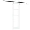 vidaXL Schuifdeur ORKDAL Wit en zwart 61 x 198,5 cm