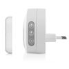 Byron Draadloze plug-in deurbelset wit