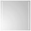 vidaXL LED Badkamer Spiegel Transparant 50 x 50 cm gehard glas