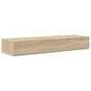 vidaXL studiobureau Sonoma Eiken 110 x 40 x 19,5 cm Bewerkt hout