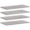 vidaXL Wandschappen 4 st 60x20x1,5 cm bewerkt hout grijs sonoma eiken