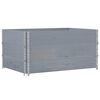 vidaXL Palletopzetranden 3 st 120x80 cm massief grenenhout grijs