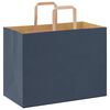 vidaXL Papieren zakken 50 st met hengsels 32x17x25 cm blauw