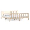 vidaXL Bedframe massief hout 200x200 cm