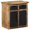 vidaXL Dressoir met 2 lades 55x35x60 cm massief mangohout
