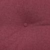 vidaXL Rugkussen Wijnrood 180 x 24 x 50 cm Stof