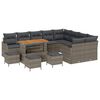 vidaXL Tuin Sofa Set 13 st 12-Aantal zitplaatsen Grijs