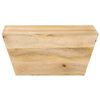 vidaXL Salontafel V-vormig 66x66x30 cm massief mangohout