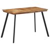 vidaXL Eettafel 120x62x76 cm massief teakhout