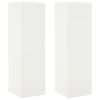 vidaXL Plantenstandaard 2 pcs Wit 30 x 30 x 100 cm Staal