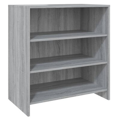 vidaXL Dressoir 70x40,5x75 cm bewerkt hout grijs sonoma eikenkleurig