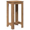 vidaXL Bartafel 51x50x103,5 cm bewerkt hout artisanaal eikenkleurig