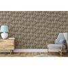 DUTCH WALLCOVERINGS Behang Galactic bruin en wit