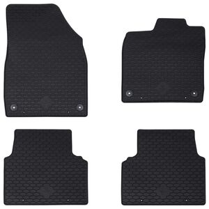 vidaXL Autobodemmat 4 pcs Zwart geschikt voor VW ID.3 2019- Rubber