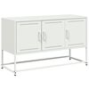 vidaXL Tv-meubel 100,5x39x60,5 cm staal wit