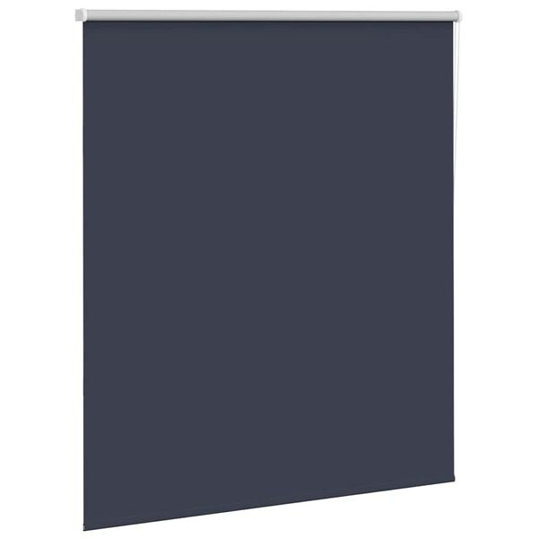 vidaXL Rolgordijn verduisterend 140x130 cm stofbreedte 136,6 cm blauw