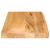 vidaXL Tafelblad met natuurlijke rand 50x20x3,8 cm massief mangohout