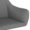 vidaXL Eetkamerstoelen draaibaar 2 st stof donkergrijs