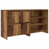 vidaXL Dressoir 2 pcs Oudhout 70 x 41 x 75 cm Bewerkt hout