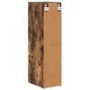 vidaXL Hangkast Gerookt eiken 20 x 29,5 x 80 cm Bewerkt hout