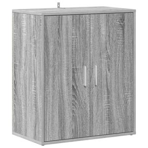 vidaXL Schoenenkasten 60 x 35 x 70 cm Grijs Sonoma
