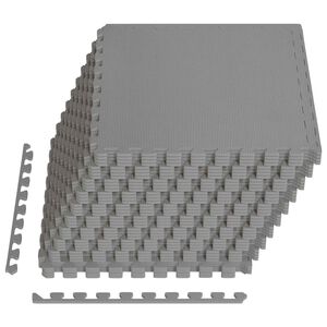 vidaXL Vloermatten 40 st Grijs 14,4 m&sup2; EVA Schuim