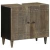 vidaXL Wastafelkast 62x33x58 cm massief mangohout