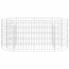 vidaXL Gabion plantenbak verhoogd 120x50x50 cm gegalvaniseerd ijzer