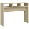 vidaXL Wandtafel 105x30x80 cm bewerkt hout sonoma eikenkleurig