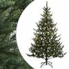 vidaXL Kunstmatige Inklapbare Kerstboom 120 cm 150 LED's Warmwit
