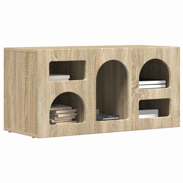 vidaXL TV-kast Sonoma Eiken 80 x 35 x 40 cm Bewerkt hout