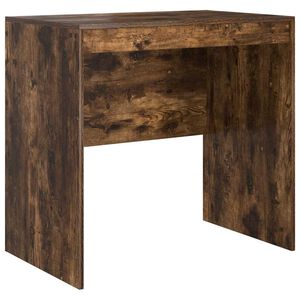 vidaXL Bureau Gerookt eiken 80 x 50 x 76 cm