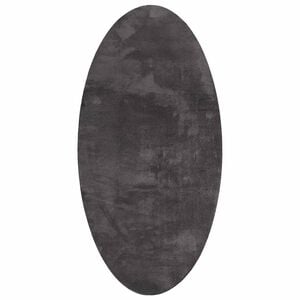 vidaXL Tapijt HUARTE Antraciet 80 x 150 cm 100% Polyester