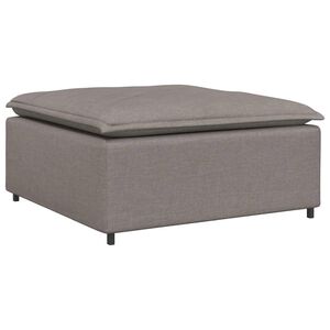 vidaXL Modulaire voetenbank module 100x100x48 cm taupe