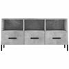 vidaXL Tv-meubel 102x36x50 cm bewerkt hout betongrijs