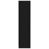 vidaXL Kledingkast 50x50x200 cm bewerkt hout zwart