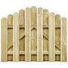 vidaXL Poort 100x75 cm groen ge&iuml;mpregneerd grenenhout