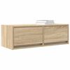 vidaXL Tv-meubels 2 st 80x31x25,5 cm bewerkt hout sonoma eikenkleurig