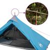 vidaXL Hangende tipi tent 1-persoons waterdicht blauw