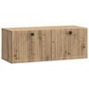vidaXL Wandbeugel TV-kast 78,5 x 31 x 30 cm Artisanaal eiken
