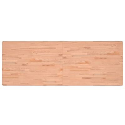 vidaXL Bureaublad 150x55x2,5 cm massief beukenhout