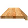 vidaXL Traptreden 4 st 110x25x2 cm massief eikenhout lichtbruin
