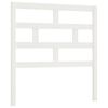 vidaXL Hoofdbord 96x4x100 cm massief grenenhout wit