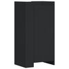 vidaXL Schoenenkast 52x37,5x100 cm bewerkt hout zwart