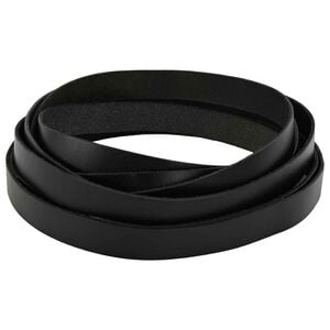 vidaXL Leren Strap Zwart 1000 x 1 cm Leer