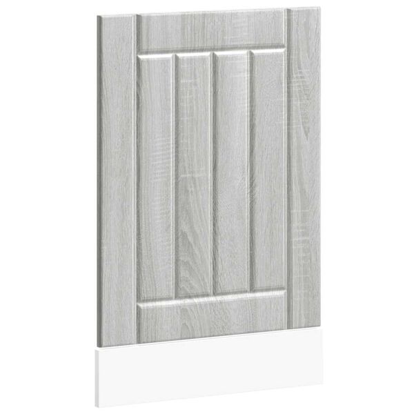 vidaXL Vaatwaspaneel Lucca bewerkt hout grijs sonoma eiken