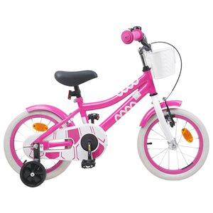vidaXL Kinderfiets 12 Inch voor 2-4 jaar oud Roze