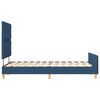 vidaXL Bedframe met hoofdeinde Blauw 120 x 190 cm Stof