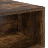 vidaXL Salontafel Gerookt eiken 80 x 46 x 35 cm Bewerkt hout