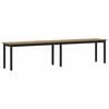 vidaXL Bank Artisanaal eiken 200 x 35 x 45 cm Bewerkt hout